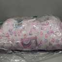 Toddler Nap Mat with Pillow and Blanket, Extra Large Rolled Napping Mats,Slumber Bags for Boys Girls,Kids Sleeping Bag for Daycare, Preschool Travel Camping (Rainbow)