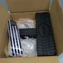 Hitch Step for 2 inch Receiver, Rear Bumper Guard Protector, Anti Slip, with Reflective Stickers and Pin Lock, for Trailer Tow SUV Pickup, Polymer Plastic, Black