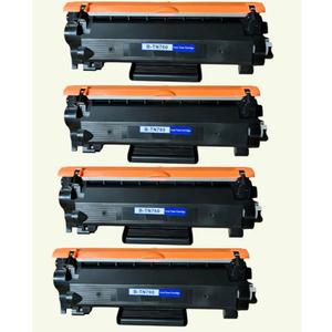 TN760 Toner for Brother Printer TN760 TN730 Compatible Replacement for Brother TN760 TN730 TN-760 TN-730 for MFC-L2710DW MFC-L2750DW HL-L2370DW Printer,4 Pack Toner TN-730/TN-760 New