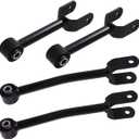 TUCAREST 4Pcs Suspension Kit (K642901 K643056 x2,Non-Adjustable Type) Rear Control Arm/Lateral Arm Fit For 11-14 Do-dge Avenger 11-18 Journey /11-14 Ch-rysler 200 [# 68079540AA 68079539AA]