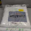 NICETOWN 100% Blackout Window Curtain Panels, Cold and Full Light Blocking Drapes with Black Liner for Nursery, 84 inches Drop Thermal Insulated Draperies (White, 2 Pieces, 52 Wide Each Panel)