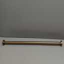 Moen Bronzed Gold 44-72-Inch Adjustable Tension Mounted Straight Shower Curtain Rod for Bathroom, No Drilling Needed, TR1000BZG