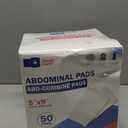 GauzeCare Sterile Abdominal- ABD Combine Pads| 50-Pack, 5 x 9 Inches| Extra Absorbent & Thick, Individually Wrapped Wound Dressing, First Aid Pads| Surgical-Grade, Nonstick- for Heavy Leakage, Post Op