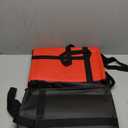 Bodaon 2-Pack Insulated Food Delivery Bag, XXX-Large Meal Grocery Tote Insulation Bag for Hot and cold Food, Commercial, Large Capacity Reusable Warming Bag, Black + Red