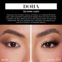 Lilly Lashes Doha 3D Mink Lashes, The Original Lilly Lash for Wispy & Natural Look, Reusable Eyelashes up to 25x, Fluffy Eyelashes, Strip Lashes, Lash Glue not Included