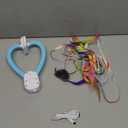 Interactive Cat Toys for Indoor Cats,Enrichment Stimulation Toys, Electric Hanging Door Clip Ribbon Kitty Toy,Automatic Play Chase Exercise Feather Toys for Bored Indoor Adult & Kitten Cats (Blue)