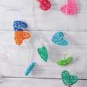 KESYOO Lndoor Light Heart Decorative Light Heart Fairy s Cute Room Decor Party Hanging s Valentines Day Decor Garden Outdoor -Shaped Wooden (2.5M)