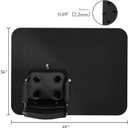 Tonaus Office Chair Mat for Carpet, 48"x36" Carpet Chair Mat Black with Non-Slip Studded, 2.2mm Thick for Low Pile Carpets
