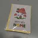 6 x New Home Card - Funny & Cute Housewarming Gift for Moving, New Apartment or New Chapter - Includes Extra Thick Envelope (Mushroom)