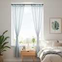 Tension Curtain Rod 28-48 inch Small Tension Rods Black Adjustable Spring Tension Curtain Rods 2PCS Mini Curtain Rod Short for Cupboard Closet Rod Kitchen Drawers No Drill Cupboard Cabinets