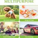 200 Counts 2 Gallon (1.8-2 Gal) Small Trash Bags Garbage Bags by RayPard, fit 1.6,1.8,2,2.2 Gal Waste Basket, 6.5-7 Liter Strong Trash Can Liners for Home Office Kitchen Bathroom Bedroom, Clear