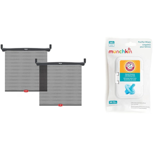 PLTCAT Car Side Window Sun Shades, 2 Pack Stretch Mesh Covers, 20 x 22 in 