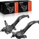A-Premium 2 x Front Suspension Steering Knuckle with Ball Joint Compatible with Honda Accord 2003-2007 & Acura TSX 2004-2008, 2.4L 3.0L