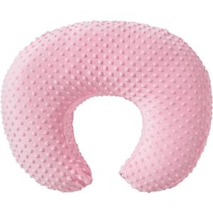 ESEN Baby Nursing Pillow and Body Positioner for Breast Feeding and Bottle Feeding, Ultra Soft Baby Breastfeeding Pillows with Removable Nursing Pillow Cover for More Support for Mom and Baby (Pink) (Standard Size - 22.5"(L)*18.5"(W)*6.3"(H) Inches)