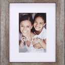 Malden International Designs Ashton Multi-toned Gloss Bevel Matted 5x7/8x10 Wall Photo Frame