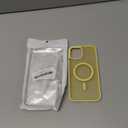 SUPFINE Magnetic for iPhone 12 Pro Max Case (Compatible with MagSafe) (Military Grade Drop Protection) Slim Translucent Matte Shockproof with Anti-Fingerprint Phone Case,Buttercream Yellow