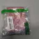 Genuine Leather Mini Change Wallet, Multifunction Zipper Pocket Key Credit Card Headset Lipstick Organizer (Red)