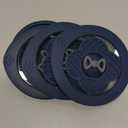 4 Pack Replacement Lids for Pyrex 7200PC 2 Cup Glass Containers Bowl Silicone Storage Cover Leakproof Navy