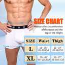 Hiball Adjustable Hip Brace, Groin & Hamstring Compression Wrap for Men Women, Thigh Compression Sleeve With 6 Pressure Straps, Buttock & Quad Support, Upper Leg Brace for Sciatic Nerve Pain, Bursitis (Right, Black (XL))