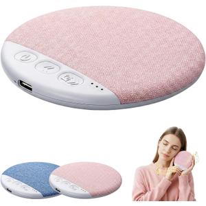2026 New Sleep Pillow Speaker, Bluetooth Pillow Speaker with White Noise Timer Wireless Sleep Aid with Stereo Bass Private Sleep Headphones for Adult Kids (Pink)