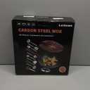 12.8" Carbon Steel Wok-11Pcs Woks & Stir Fry Pans Wok Pan with Lid, No Chemical Coated Chinese Woks with 10 Cookware Accessories, Flat Bottom Wok for Electric, Induction,Gas Stoves