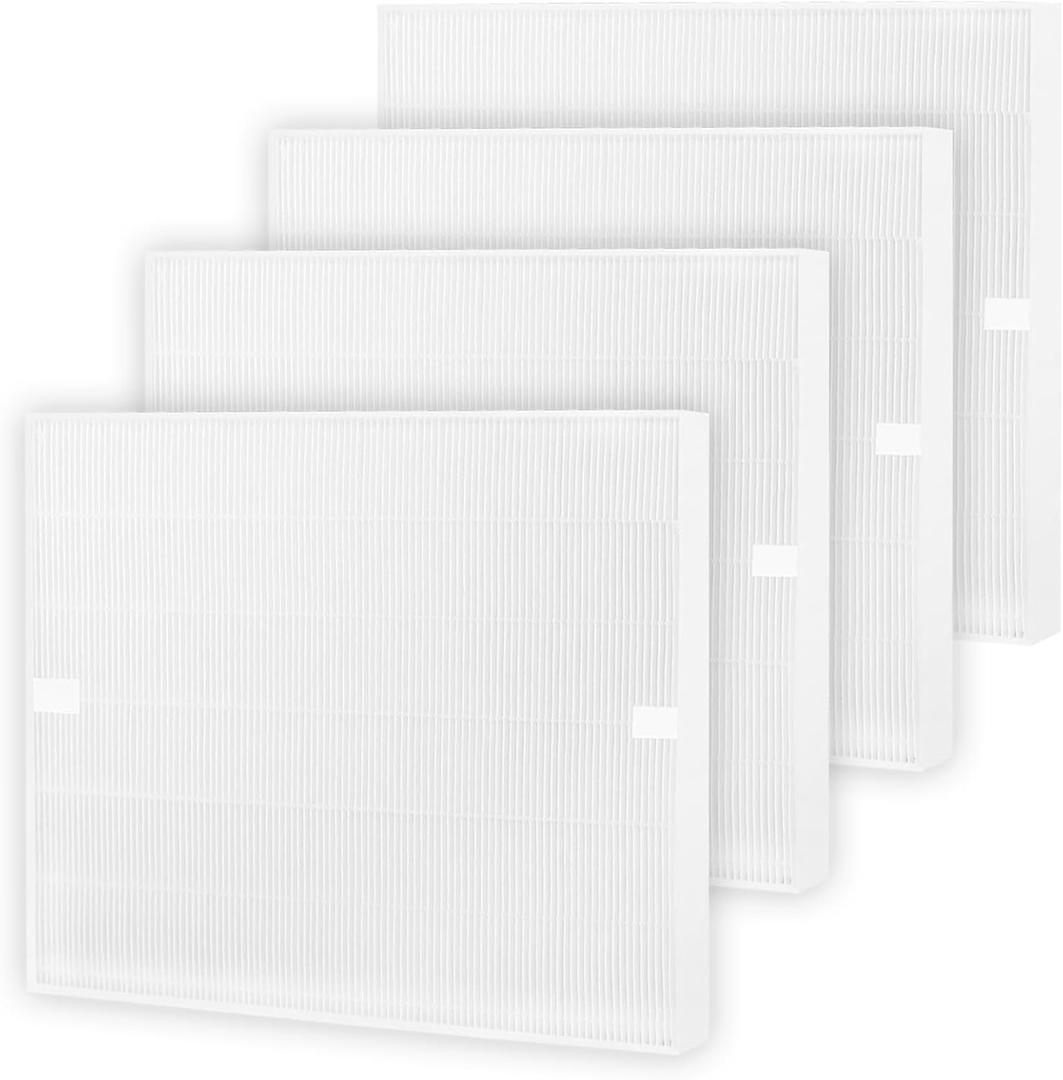AP-1512HH True HEPA Filter Replacement Compatible with Coway Airmega AP-1512HH Mighty and Airmega 200M Air Cleaner Purifier, Item NO #3304899, 4 Pack HEPA Filter Only