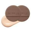 THE TOOL LAB Long-lasting Tension Puff (Glow type, Round) - Korean Olive Young Makeup Puff Sponge for Liquid Foundation Cushion Shading Blusher, 100% Pure Rubycell for Moisturizing Fitting - 2.1 inch