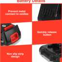 Totoplus Replacement for Black and Decker Battery: 3.0Ah 20 Volt Batteries Compatible with Cordless Power Tools LBXR20 LBXR2020 LBX20 LBXR2520 LB2X4020 LB2XR20 (2PCS)