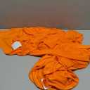 Spandex 4ft Waterproof Table Cover for Party,Wedding, Banquet, and Events (Orange), 48" x 30" (Rectangular)