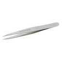 Tweezerman Steel Point Tweezer, Silver, 2 x 6 inches, Modern, Professional Quality for Eyebrow Precision, Facial and Ingrown Hair Removal