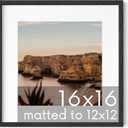 HAUS AND HUES Black Square Frame Set of 1-16x16