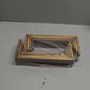 Brown Rustic Wood Floating Hanging Square Shelves Wall Mounted Shelf Decorative Wall Shelf Questions & Answers, Set of 8  