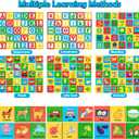 Atoylink ABC Wooden Building Blocks for Toddlers 1-3, 30 Pcs Alphabet & Number Stacking Toys with Storage Pull Toy Car Learning & Education Montessori Toys for 1 2 3 Year Old Baby Boy Girl Gifts
