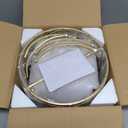 4-Light Gold Chandelier,11.2in Farmhouse Lantern Pendant Light Fixture,Adjustable Hanging Ceiling Lighting with E12 Socket,for Kitchen Island,Bedroom,Entryway,Dining Room