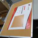 VIZ-PRO Cork Notice Board, 36 X 24 Inches, Silver Aluminium Frame