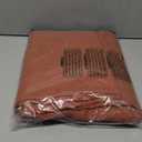 KOUFALL Terracotta Boho Curtains for Living Room,Sheer Rust Colored Linen Rustic Chic Decor Western Curtains for Bedroom 2 Panels Set 84 Inches Long