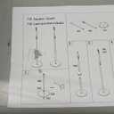 Holds Satellite Speakers & Other Small Speakers, Adjustable Height from 33" to 48", Easy DIY Assembly, Hold