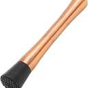 uxcell 8 Inch Stainless Steel Muddler for Cocktail Bar Drink Muddler Bar Tool for Mixing Fruit Drinks Cocktails Rose Gold