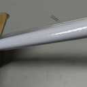 Jenacor Plastic Shower Rod Cover | 1 inch Diameter x 58 inches Long | White