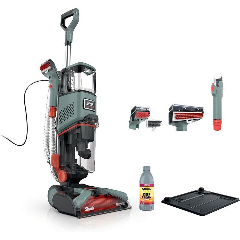 Shark CarpetXpert | Upright Carpet, Area Rug & Upholstery Cleaner | Carpet Shampooer with Handheld Spot & Stain Eliminator | 3 Cleaning Tools | Slate Green | EX151