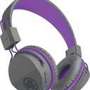 JLab JBuddies Studio Kids Headphones Wireless - Wired Mode, Sharing, Purple | Bluetooth Kids Headphones for Boys & Girls, Volume Limited Childrens Earphones with Mic, 24+ Hr Playtime, Noise Isolation
