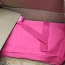 American Mahjong Tile Set,166 White Tiles Mahjong Set,4 Colors Mahjong Racks,Travel Mahjong Set with Pink Carrying Bag