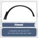 XQSMWF Front Right Passenger Side Wheel Fender Molding Trim Compatible With Honda CR-V 1.5L 2.0L 2017-2022 Fender Flare Trim #74115-TLA-A02 74115TLAA02 HO1291108