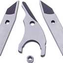 Replacement Blade for 18-Gauge Shear Cutter for Kett KIT102 and Dewalt DW890/DW891 91970-00(C), 91969-00(L), 91967-00(R), Milwaukee, Makita, Sioux, Porter Cable Shear Blades