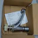 Basin Faucet, G1/2 Self Closing Single Cold Type Water Faucet, Time Delay Push Button Sink Water Saving Tap for Bathroom Kitchen Hotel