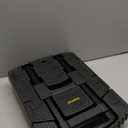 Folding Hand Truck 500lbs, Portable Heavy Duty Dolly Cart, 6 Wheels Collapsible Luggage Cart with 2 Elastic Ropes - Compact Trolley Cart for Easy Moving - Ideal Hand Cart for Travel and More (Black)