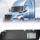 Dasbecan Left Driver Side Sun Visor Shade Assembly w/o Wire or Mirror Compatible with Freightliner Cascadia 2007-2017 (After June 2007) Replace# 924-8005