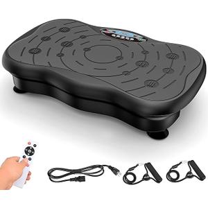 Mawuye Vibration Plate Exercise Machine for Lymphatic Drainage Weight Loss, Whole Body Workout Vibration Fitness Platform ,Home Training Equipment ,Sport Gym for Weight Loss Fat Burner for Women Men