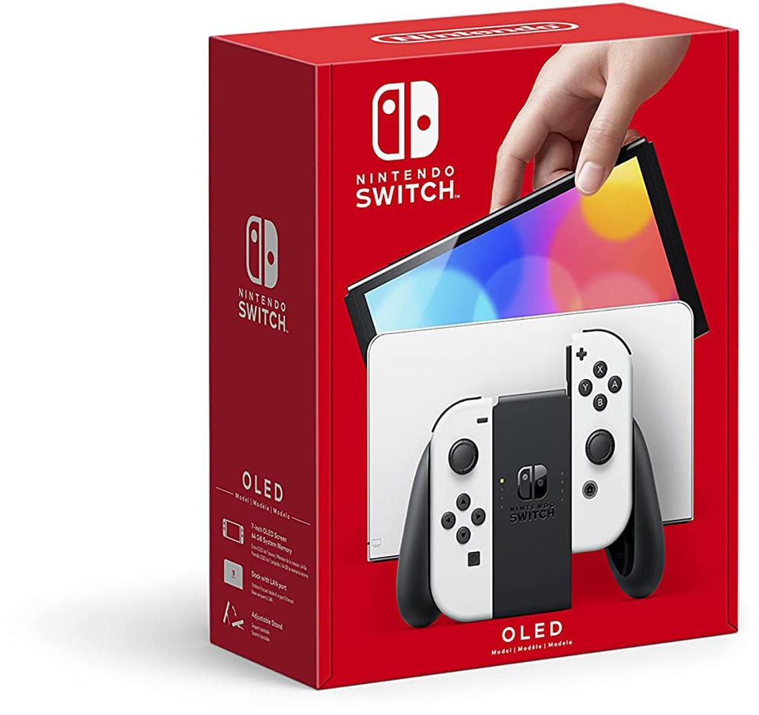 Nintendo Switch  OLED Model w/White Joy-Con