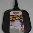 GoodCook 11-Inch Square Griddle Pan, Nonstick Aluminum Frying Pan, Even Heating, Ergonomic Handle, Perfect for Eggs, Bacon, and Breakfast, Small Griddle Pan, Durable Black Finish